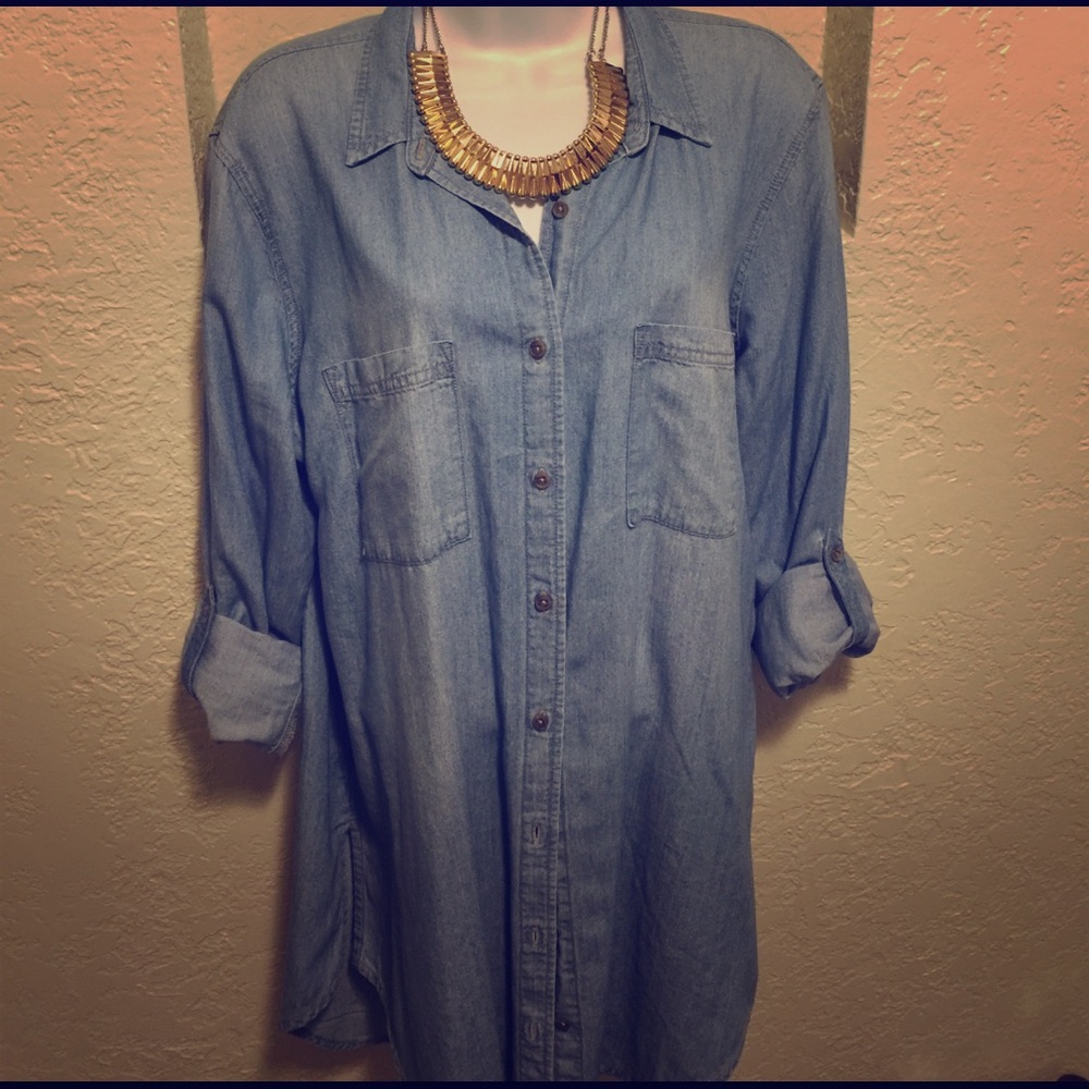 Jean shirt/tunic