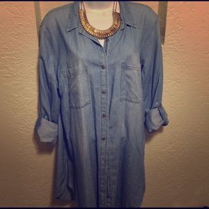 Jean shirt/tunic