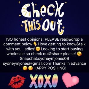 ISO wholesale opinions!What would you like to see?