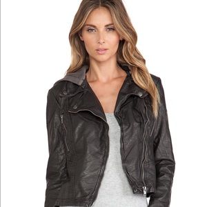 Free People Vegan Leather Jacket