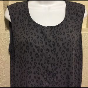 Leopard tunic tank
