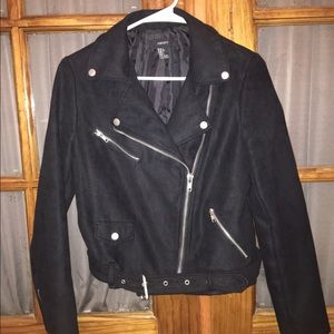 FAUX SUEDE MOTO JACKET - GREAT CONDITION