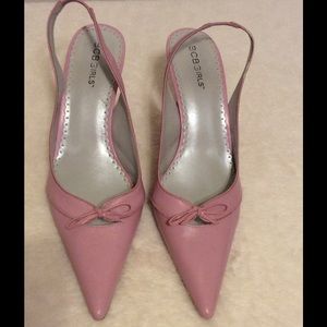 BCBG PInk Sling Back Pump
