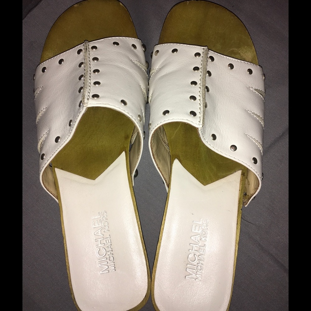 Michael Kors white clogs 🚫Trades