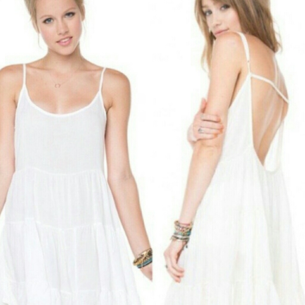 Brandy Melville jada white dress