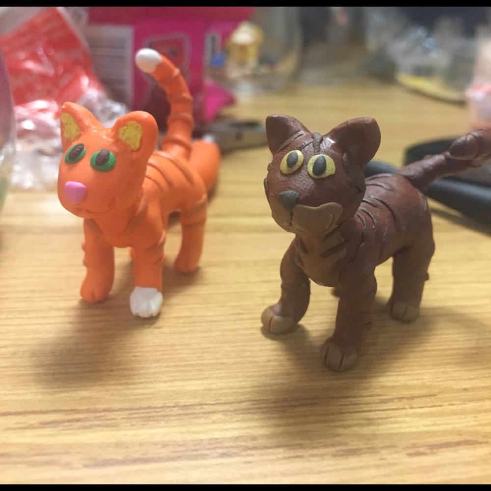 Pokémon and warrior cat clay request