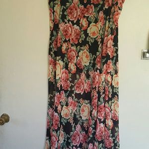 🌹Floral maxi Skirt