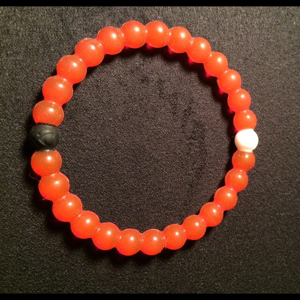 Trendy rubber bracelet.