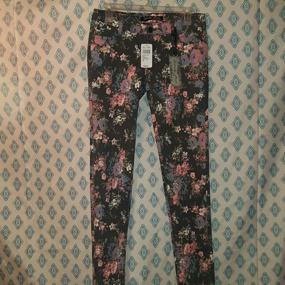NWT floral jeans from delias