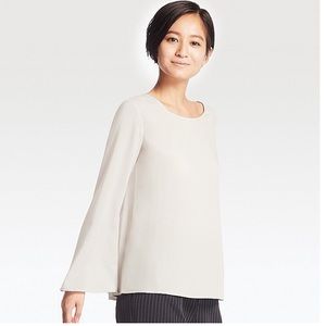 Women's Flare Long Sleeve Blouse