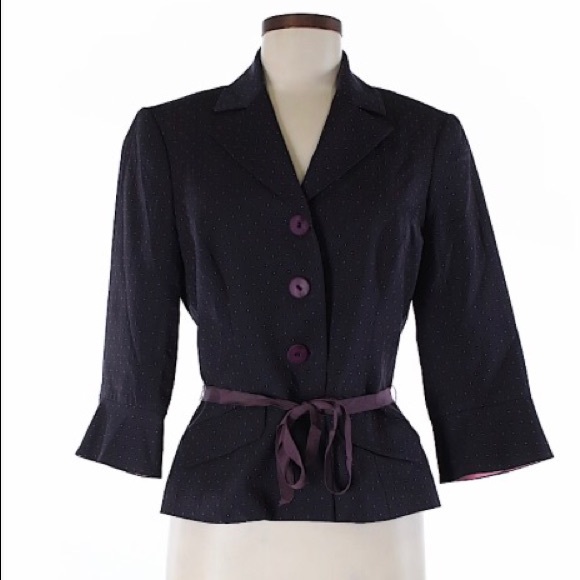 TRINA TURK POLKADOT BLAZER - Picture 1 of 6