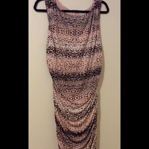 Cache Sleeveless Ruched Sheath Dress