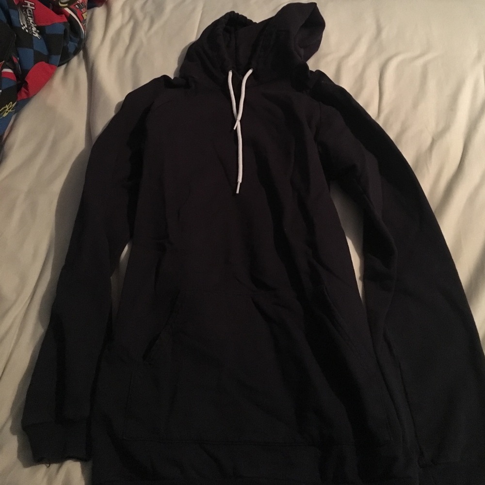 Dark blue hoodie