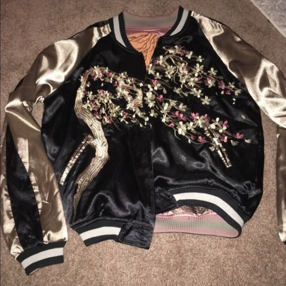 Bomber jacket - satin