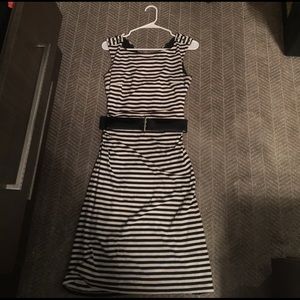 Black and white dress