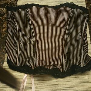 Pink Pin Stripe Corset