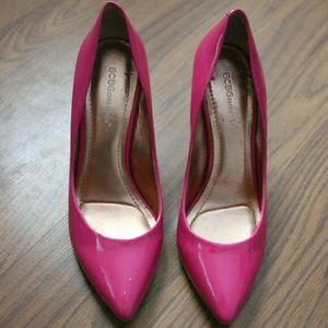 BCBG hot pink high heels