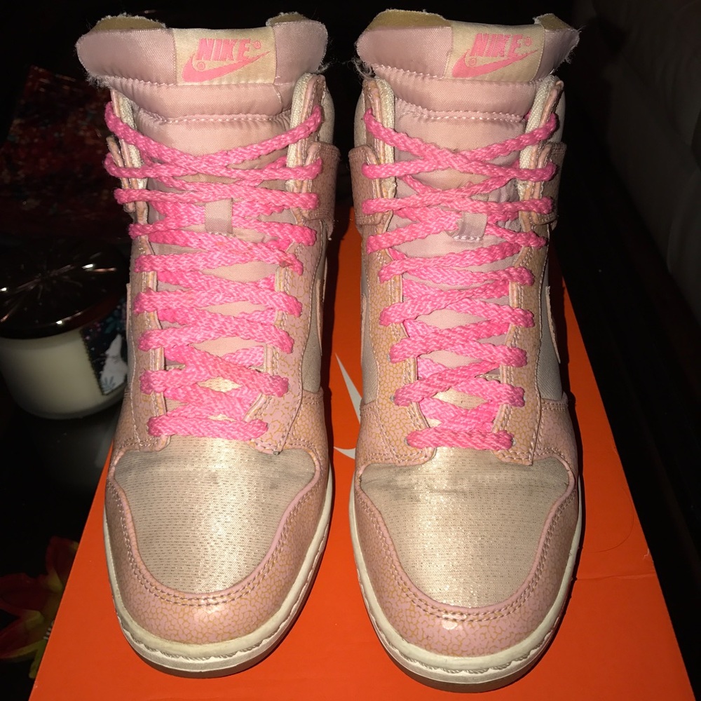 Nike sky hi dunks - baby pink 💕