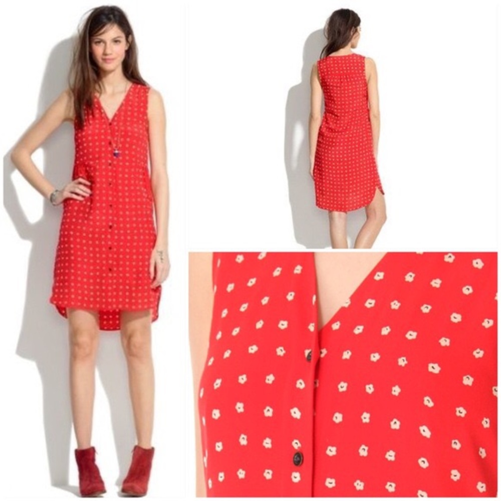 Madewell Silk Waterflower Dress