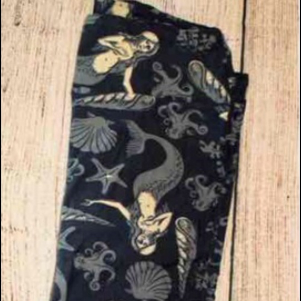 Euc Lularoe TC mermaid leggings