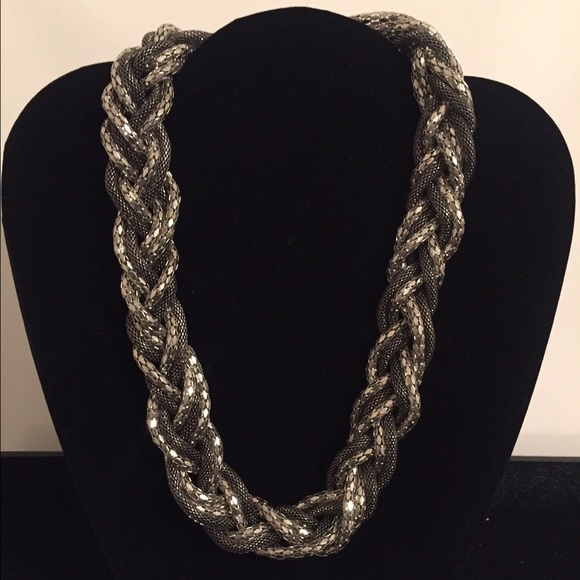 Silver Twist Necklace - Picture 1 of 2