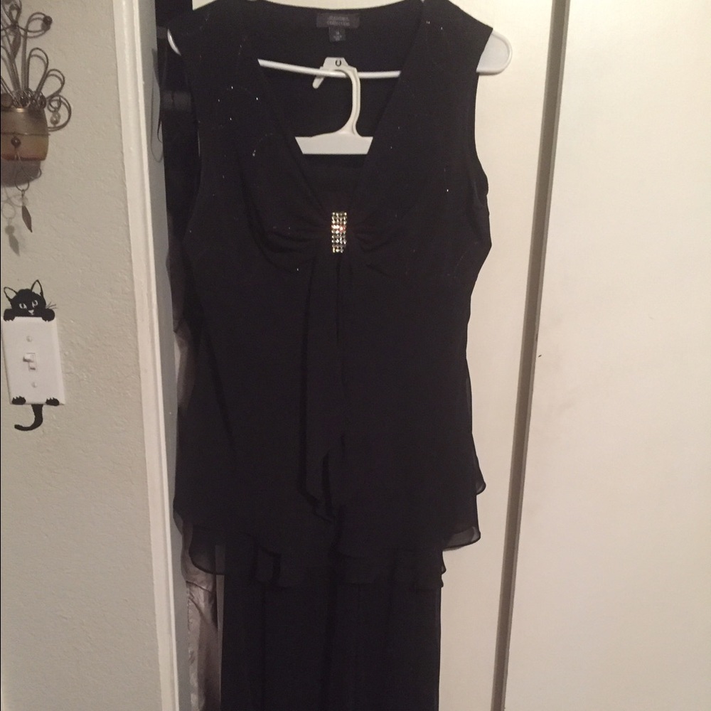 Lady's dress top and pant Set