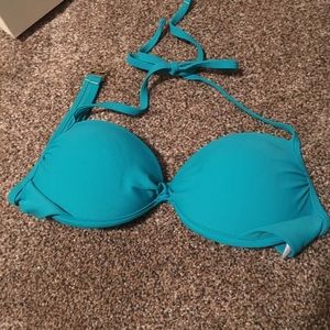 New Teal Push Up Bikini Top