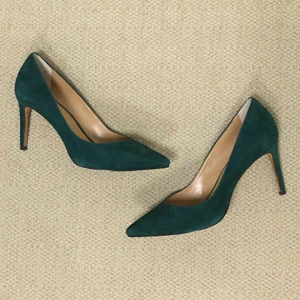 Madison 12-Hour *Suede* Pump in Loch Green