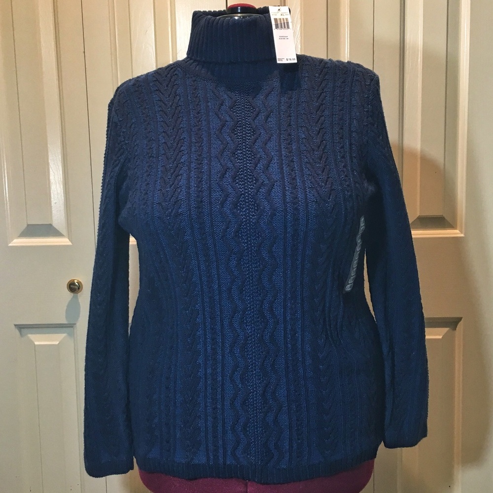 NWT Blue Turtleneck
