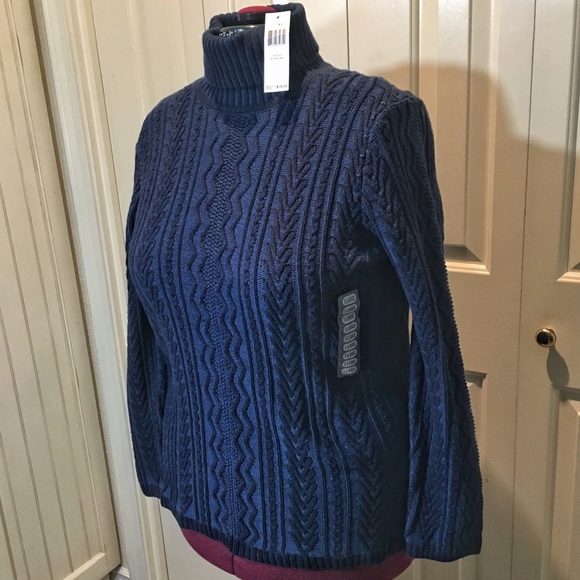 NWT Blue Turtleneck - Picture 2 of 6