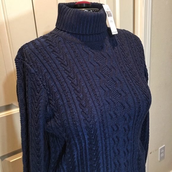 NWT Blue Turtleneck - Picture 4 of 6
