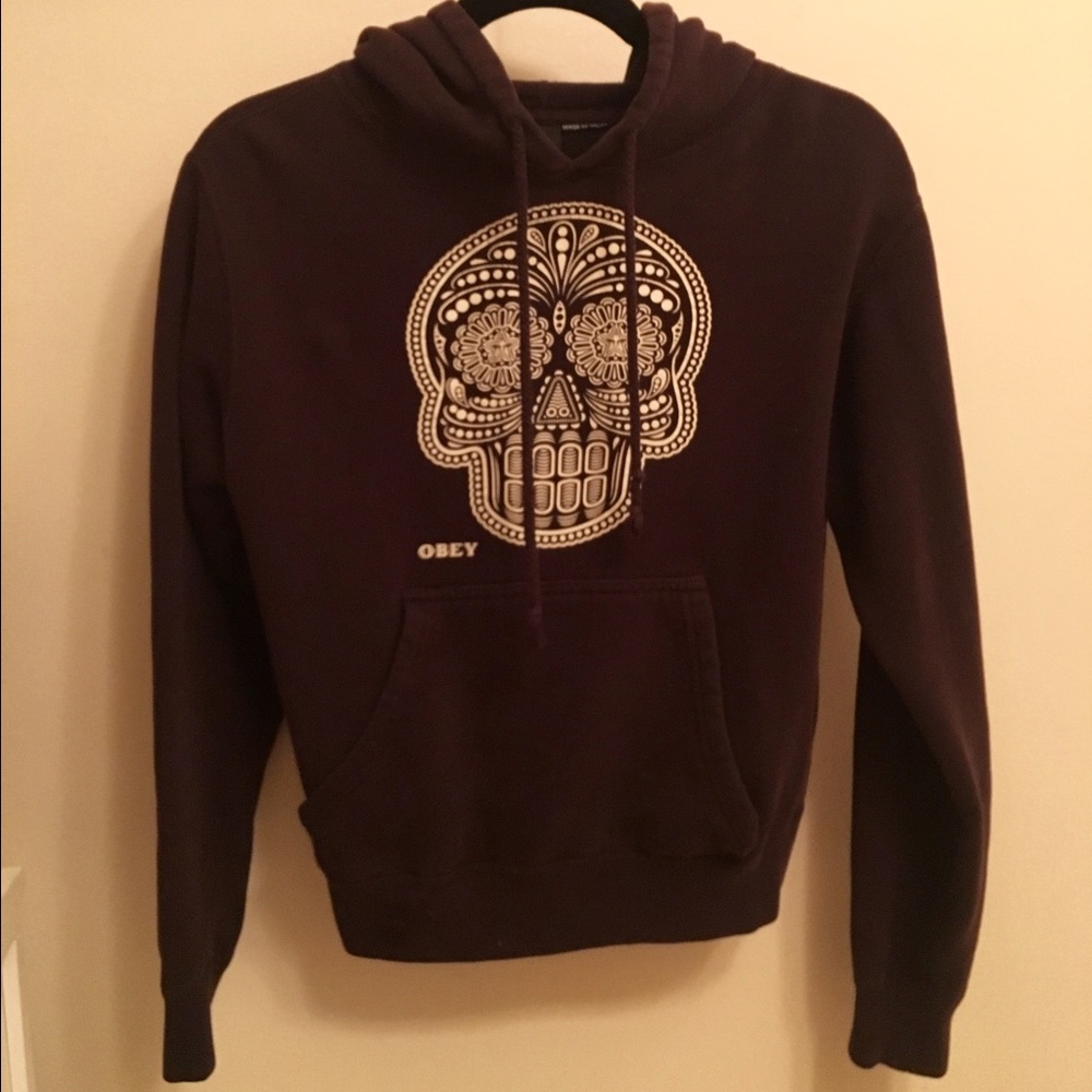 Skull Obey Girls Hoodie