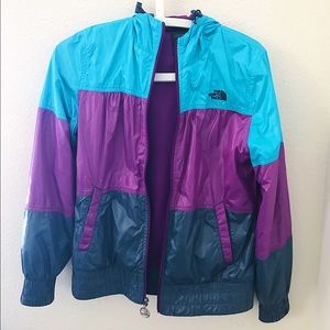 North Face Tri-Color Windbreaker