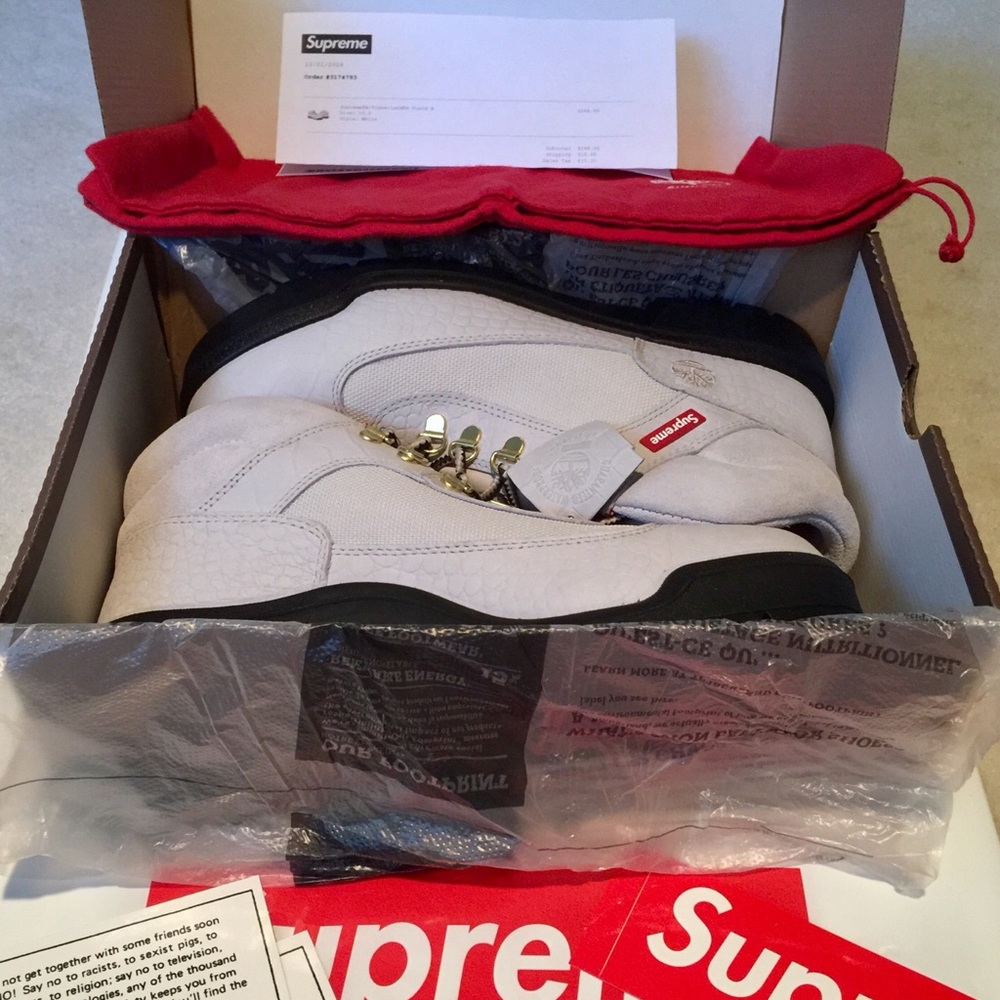 Supreme x Timberland Field Boots Sz 10.5