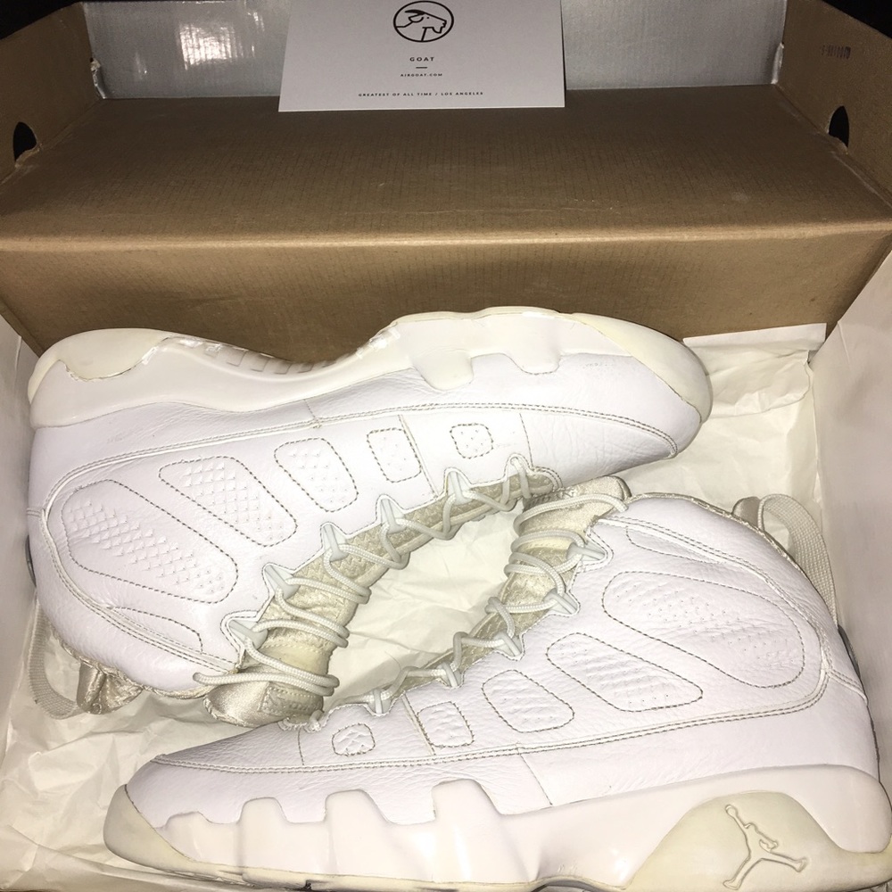 Air Jordan Retro 9s Silver Anniversary Sz 11