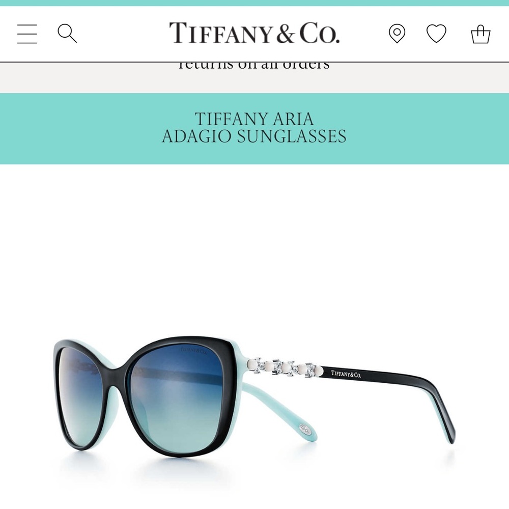TRADED Relisted AUTHENTIC Tiffany & Co Sunglasses