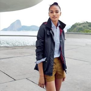 RARE! Barbour Shore Jacket - J. Crew - Navy Size 6