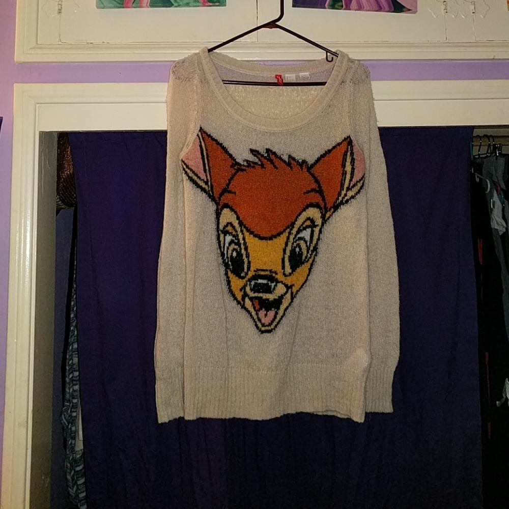 Divided by h&m "Bambi" sweater