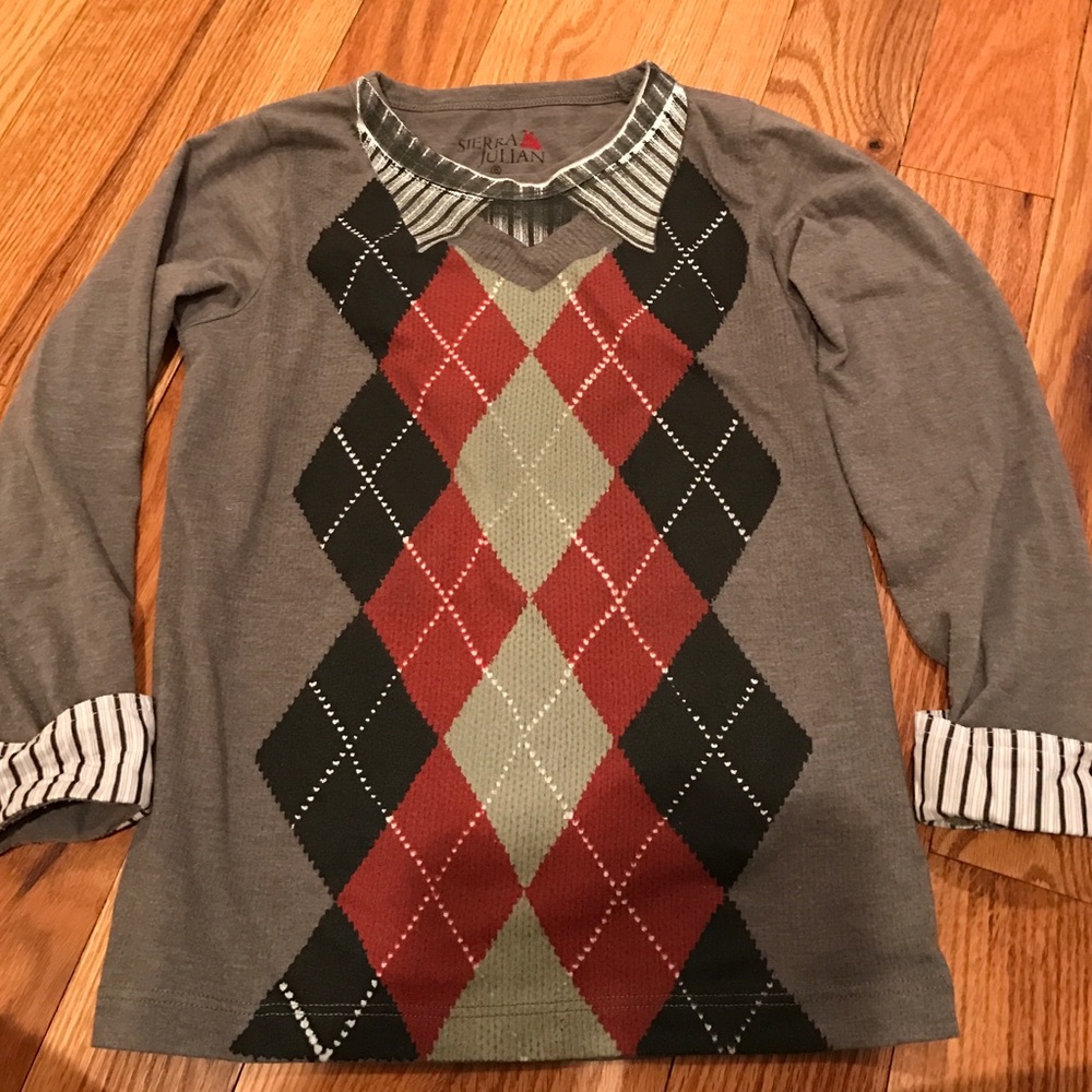 Sierra Julian faux sweater top tee