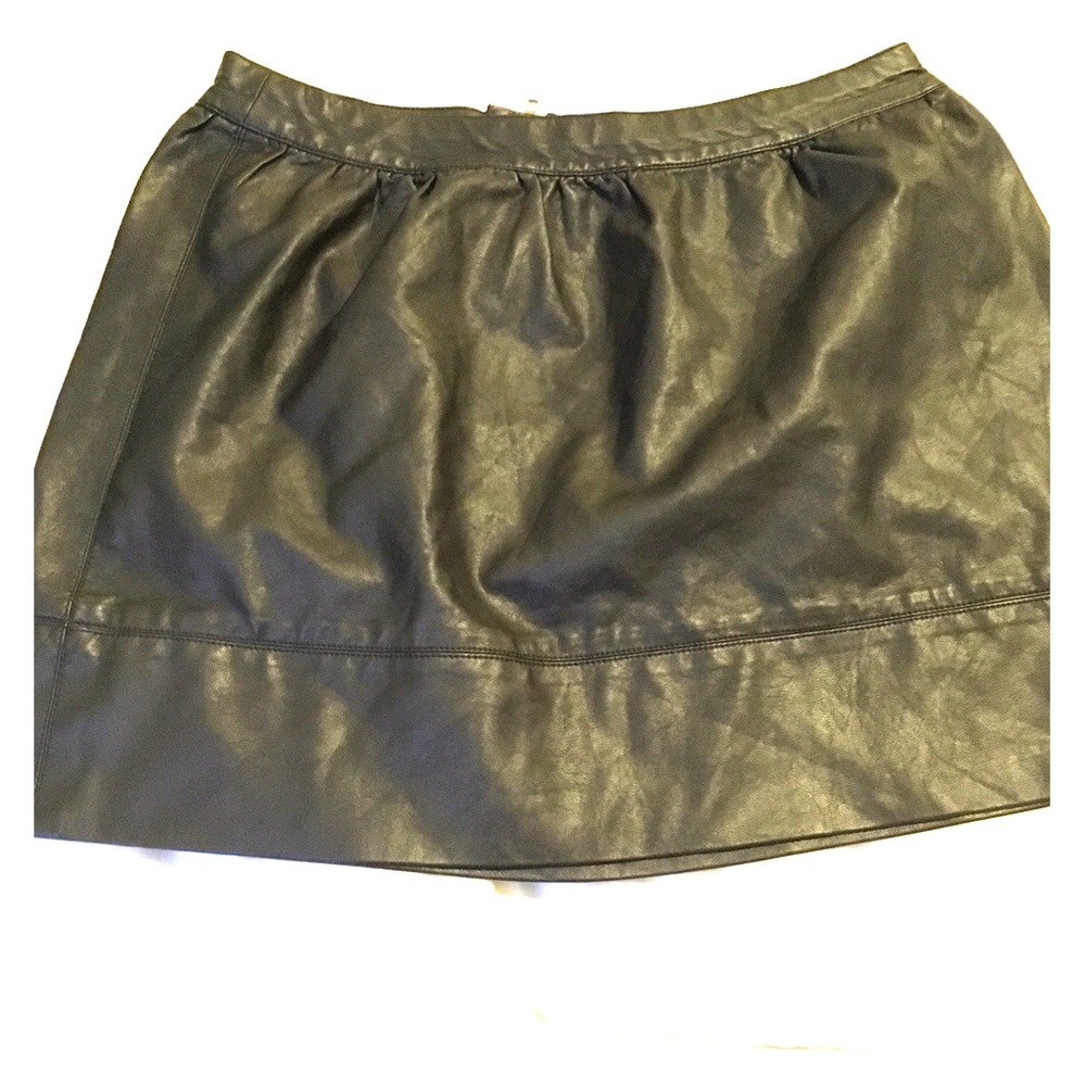 Leather skirt