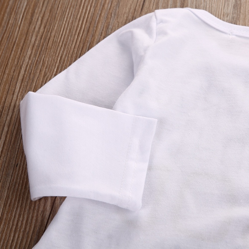 "God Answers Prayers" Baby Christian White Onesie - Picture 4 of 5