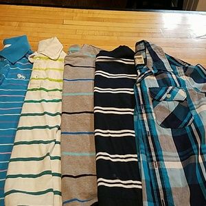 4 short sleeve size 8 (boys) shirts