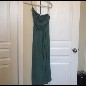 Seafoam green maxi Jcrew dress- size S
