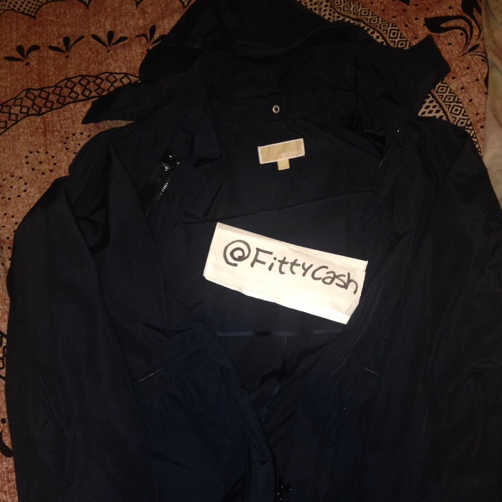 Michael Kors Trench coat with hood.