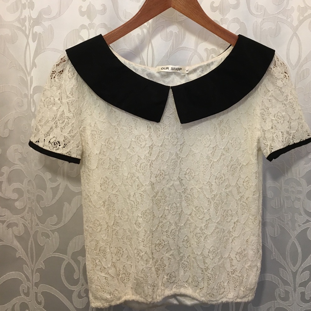 Ivory Lace Top