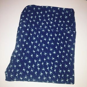 NEW! Lularoe OS Leggings with Flamingos Print