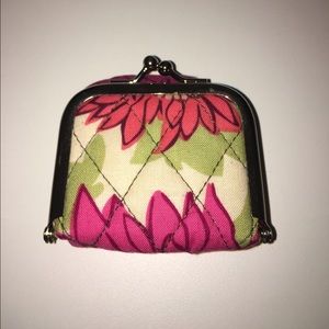 Vera Bradley Mini Kisses Kiss Coin Purse