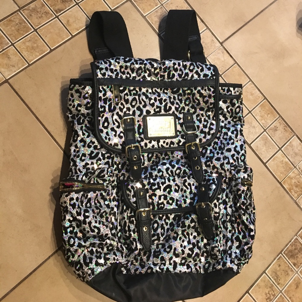 Juicy couture sequence book bag