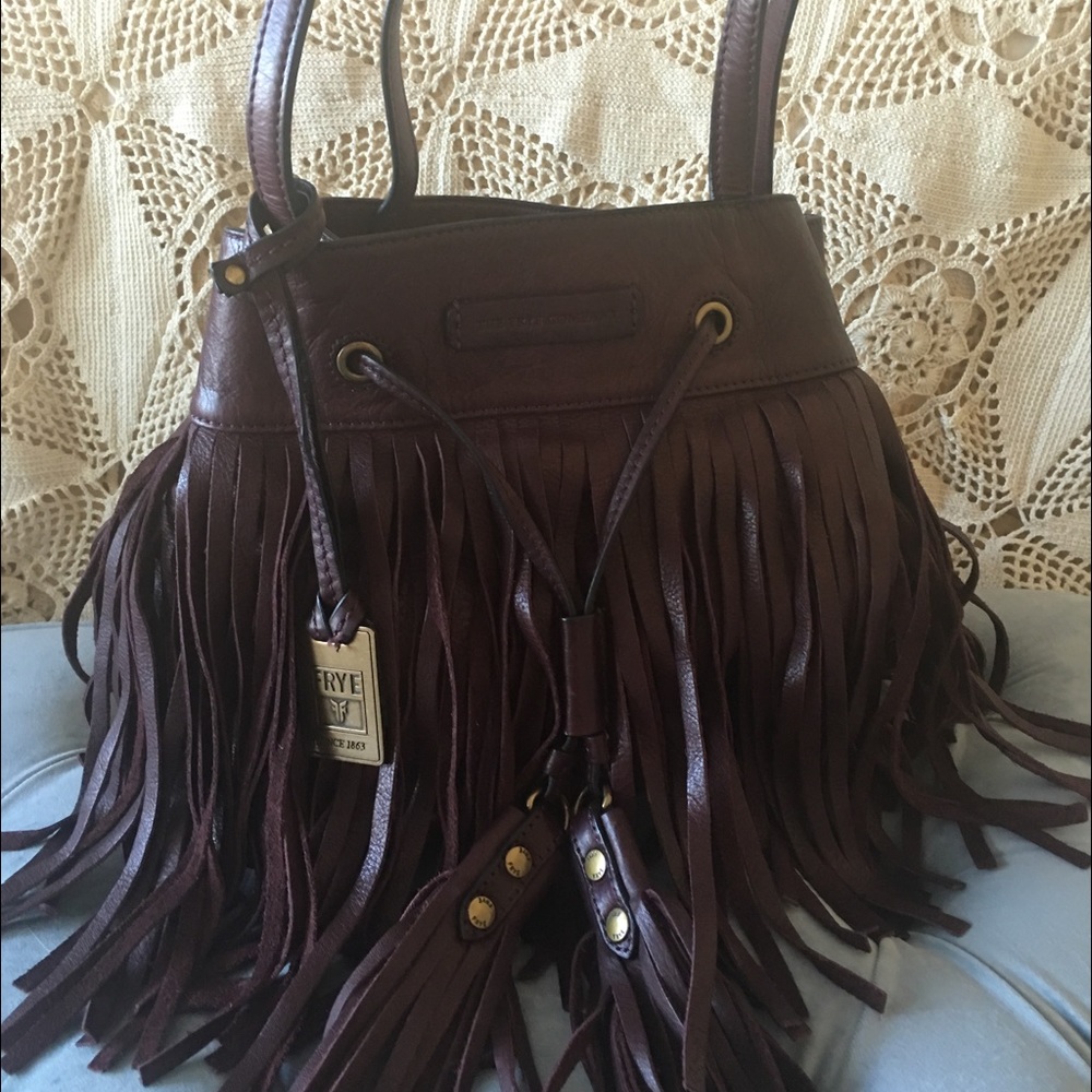 Frye Heidi Fringe Bucket Bag