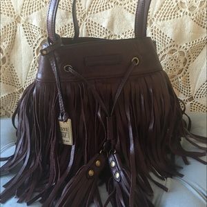 Frye Heidi Fringe Bucket Bag
